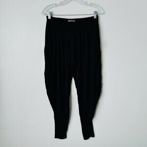 5D X Stellar Dust Back High Rise Black Harem Pants Women’s Size S